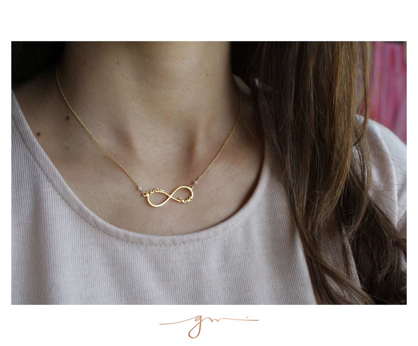 Collar Infinito con Nombres Personalizados
