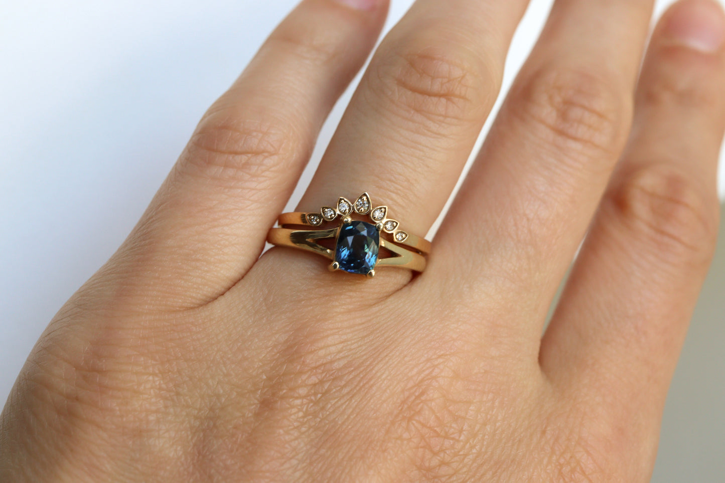 Anillo Aitana Zafiro 1.10cts Bridal