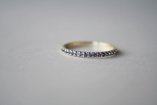 Anillo Ava Zafiros Royal Blue 1 punto