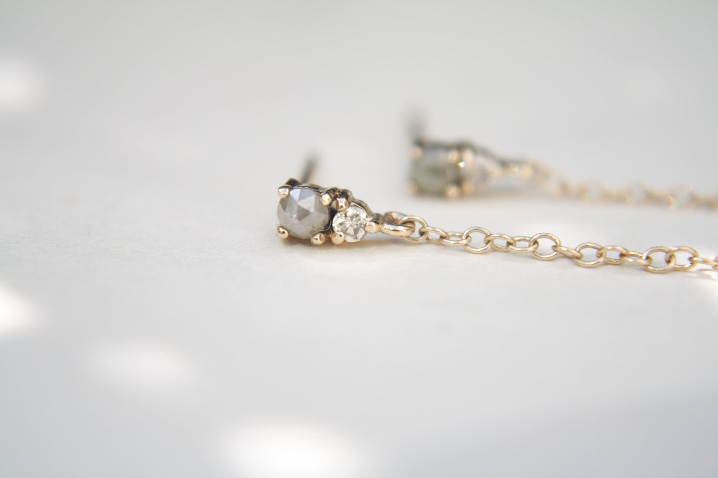 Aretes Berna Diamante Corte Antiguo