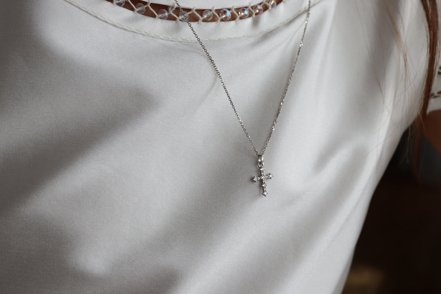 Collar Cruz Julia Diamantes Fine