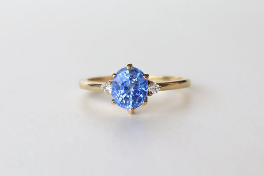 Anillo Cynthia Zafiro Azul 1.55cts Bridal