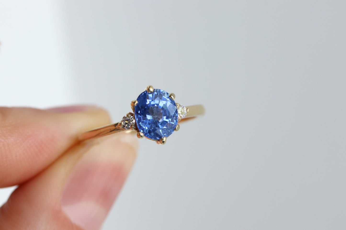Anillo Cynthia Zafiro Azul 1.55cts Bridal