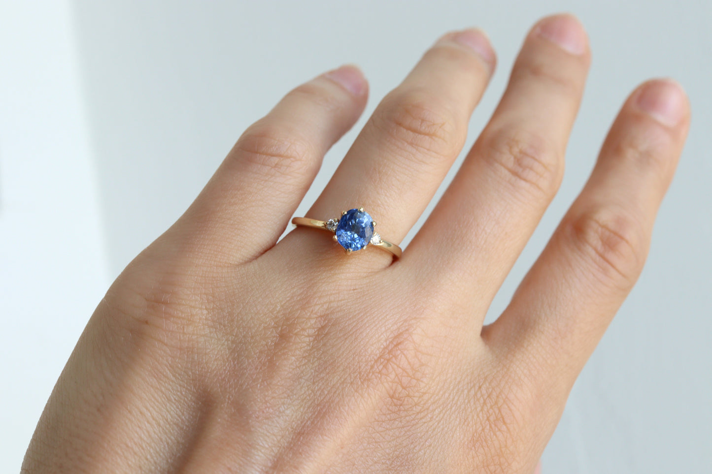 Anillo Cynthia Zafiro Azul 1.55cts Bridal