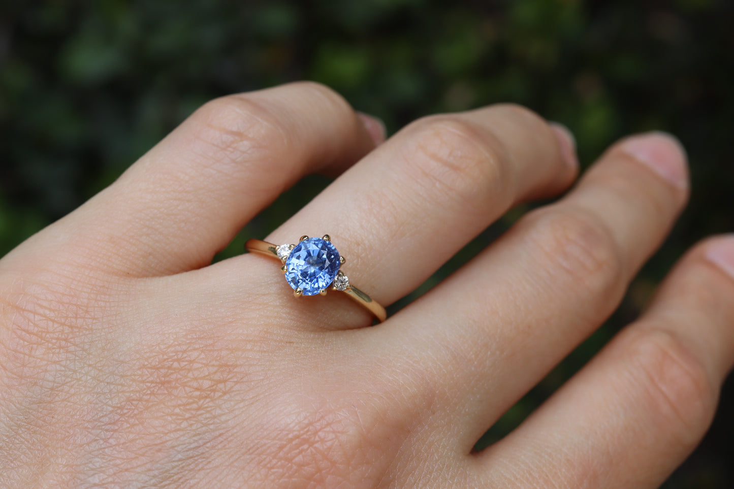 Anillo Cynthia Zafiro Azul 1.55cts Bridal