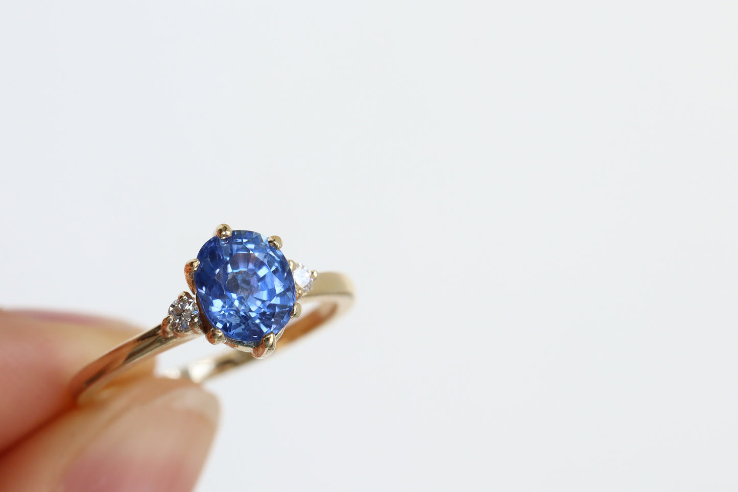 Anillo Cynthia Zafiro Azul 1.55cts Bridal