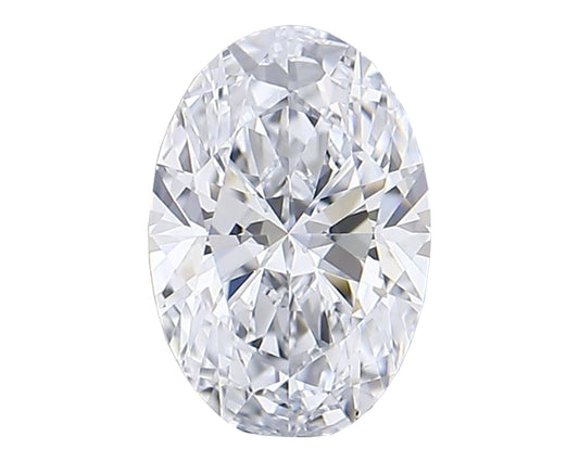 Piedra Diamante Oval 0.83cts Lab D-85