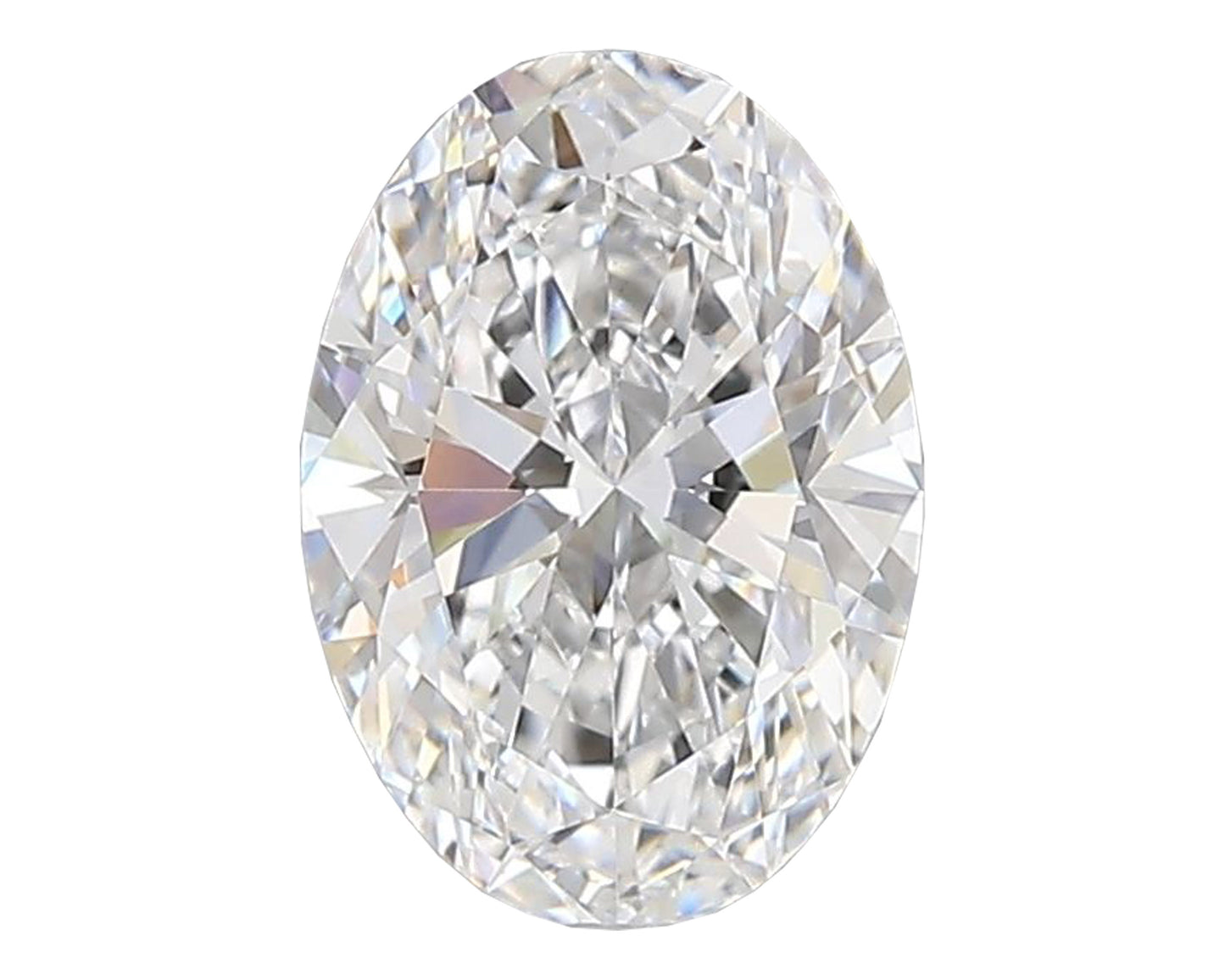 Piedra Diamante Oval 1.42cts Lab D-87