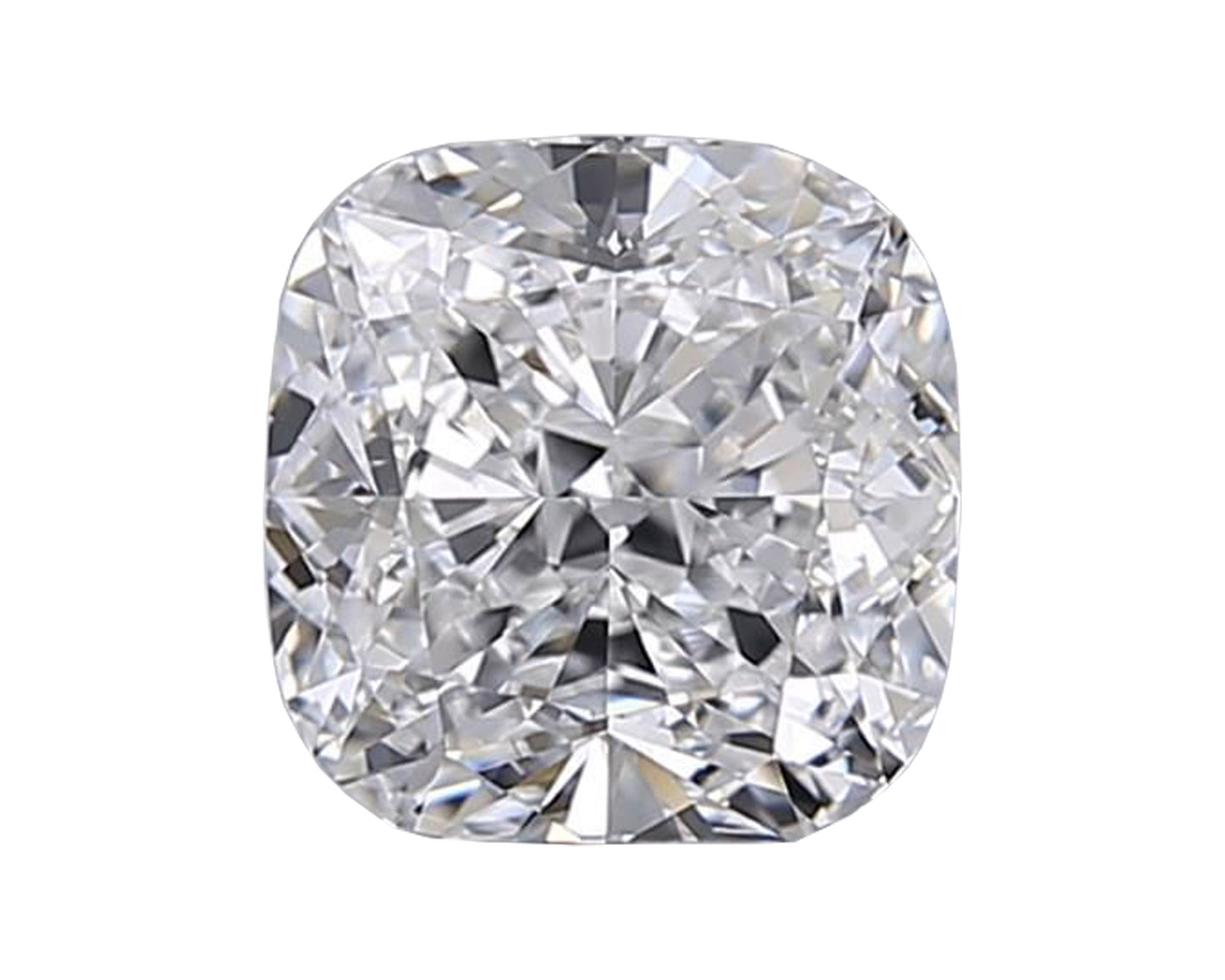 Piedra Diamante Square Cushion 1.7cts Lab D-89