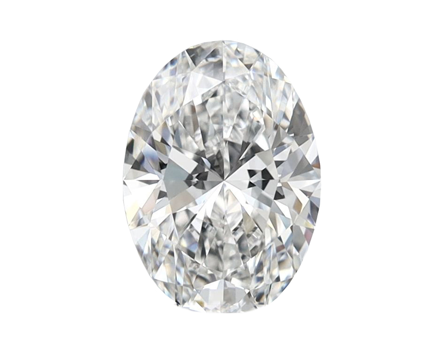 Piedra Diamante Oval 1.34cts Lab D-98