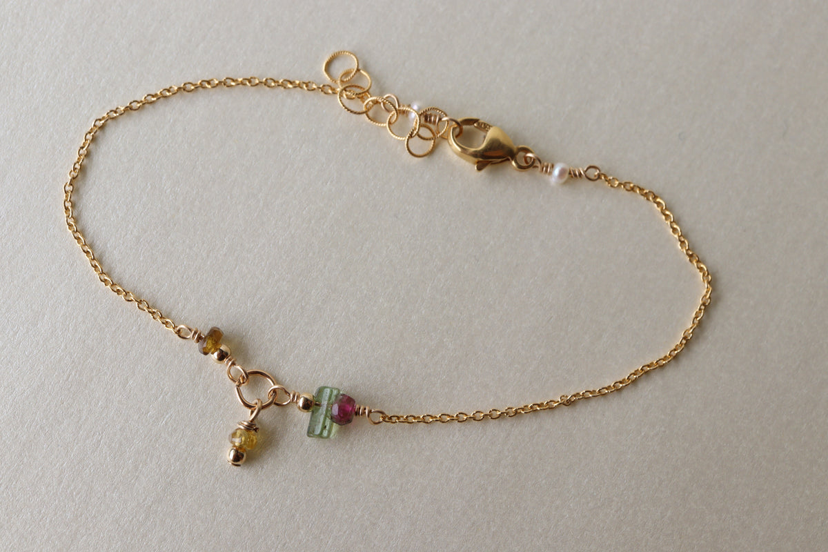 Pulsera Grace Turmalinas Sandia