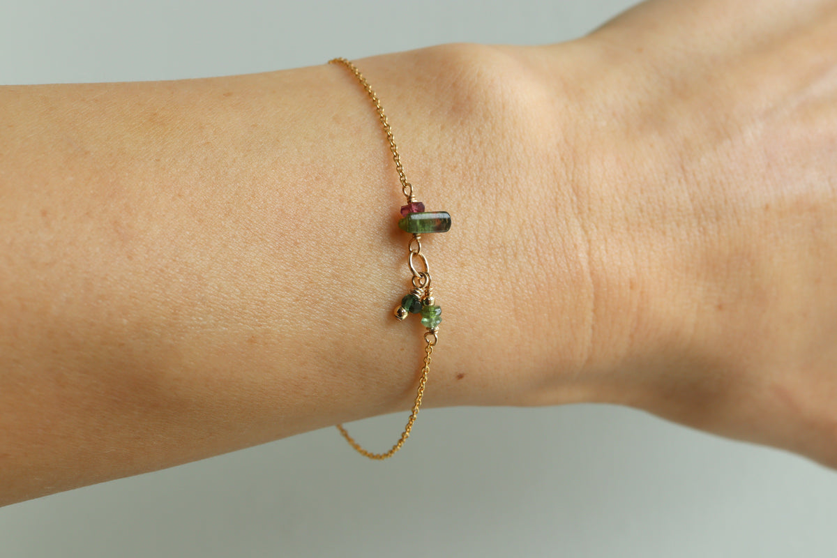 Pulsera Grace Turmalinas Sandia