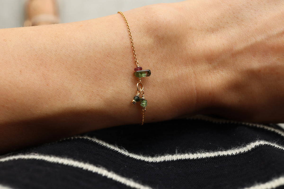Pulsera Grace Turmalinas Sandia