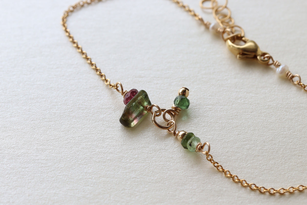 Pulsera Grace Turmalinas Sandia