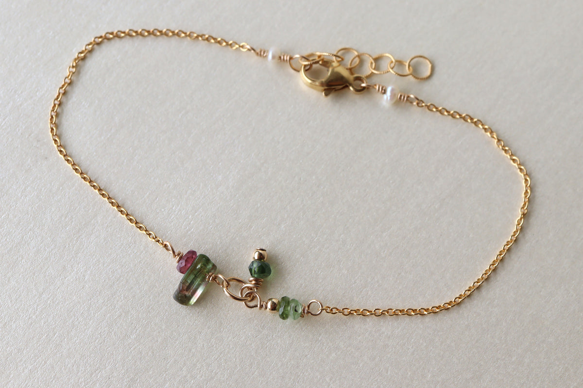 Pulsera Grace Turmalinas Sandia