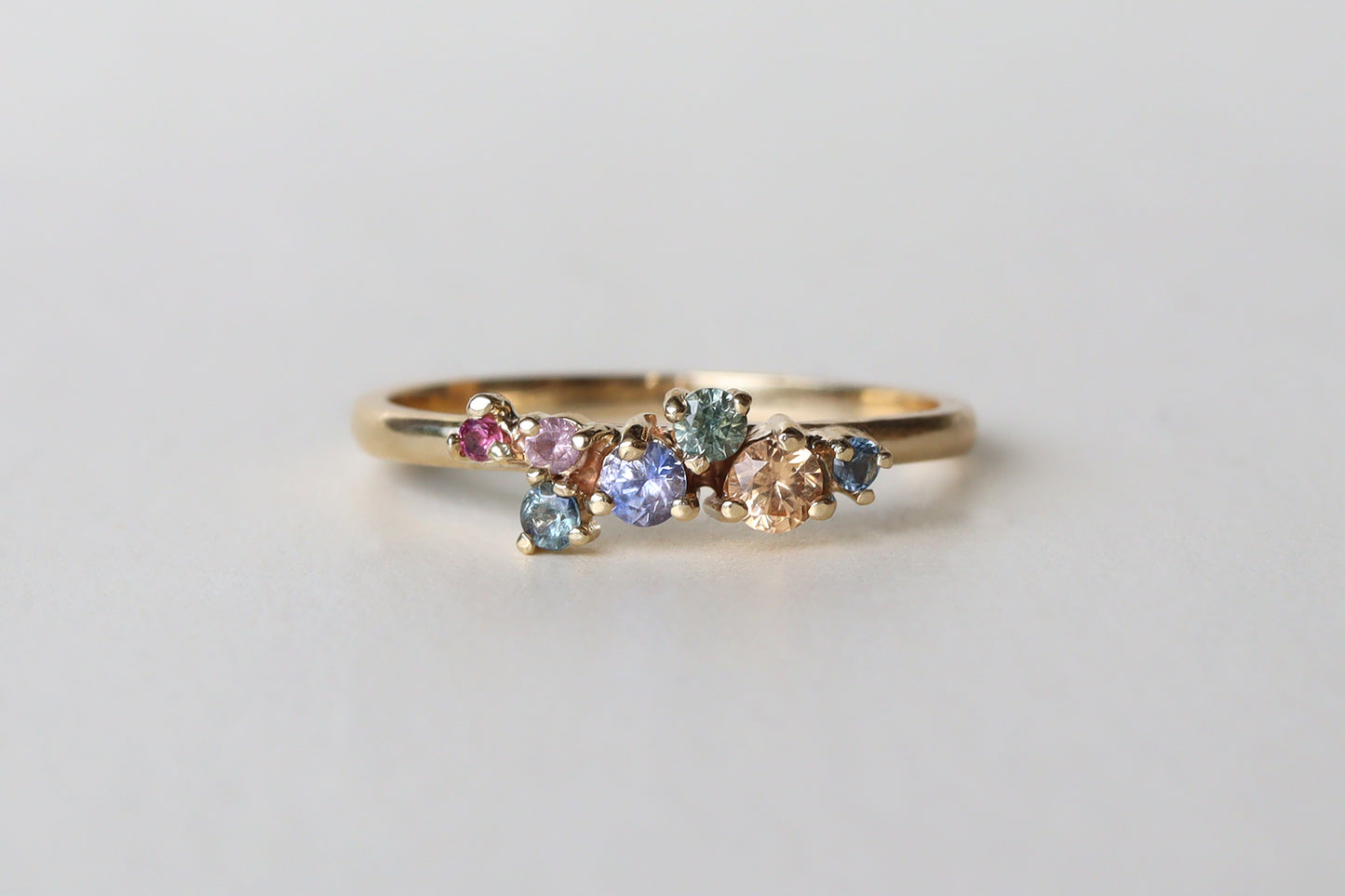 Anillo Isabel Zafiros Rainbow
