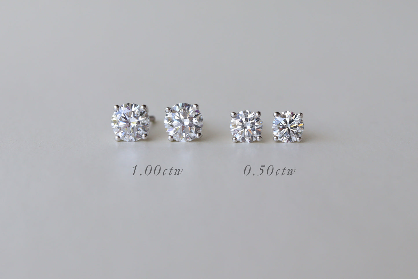 Aretes Luxe Diamante Redondo Fine