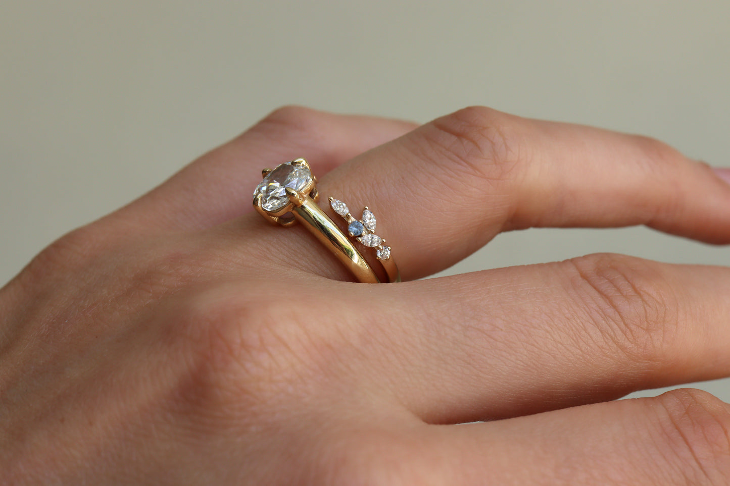 Anillo Octavia Diamante Cushion 1.36cts Bridal