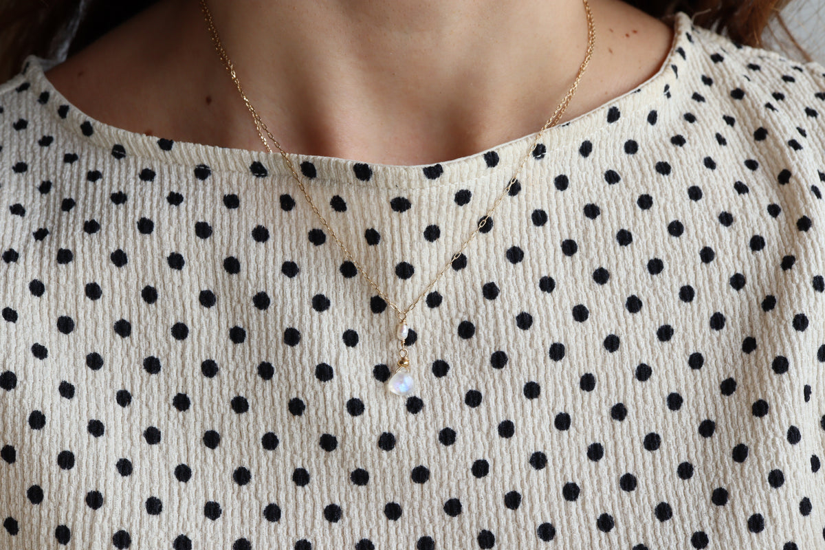 Collar Rosary Moonstone