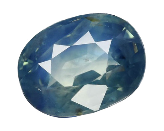 Piedra Zafiro Verde Azul 0.73cts S-2040