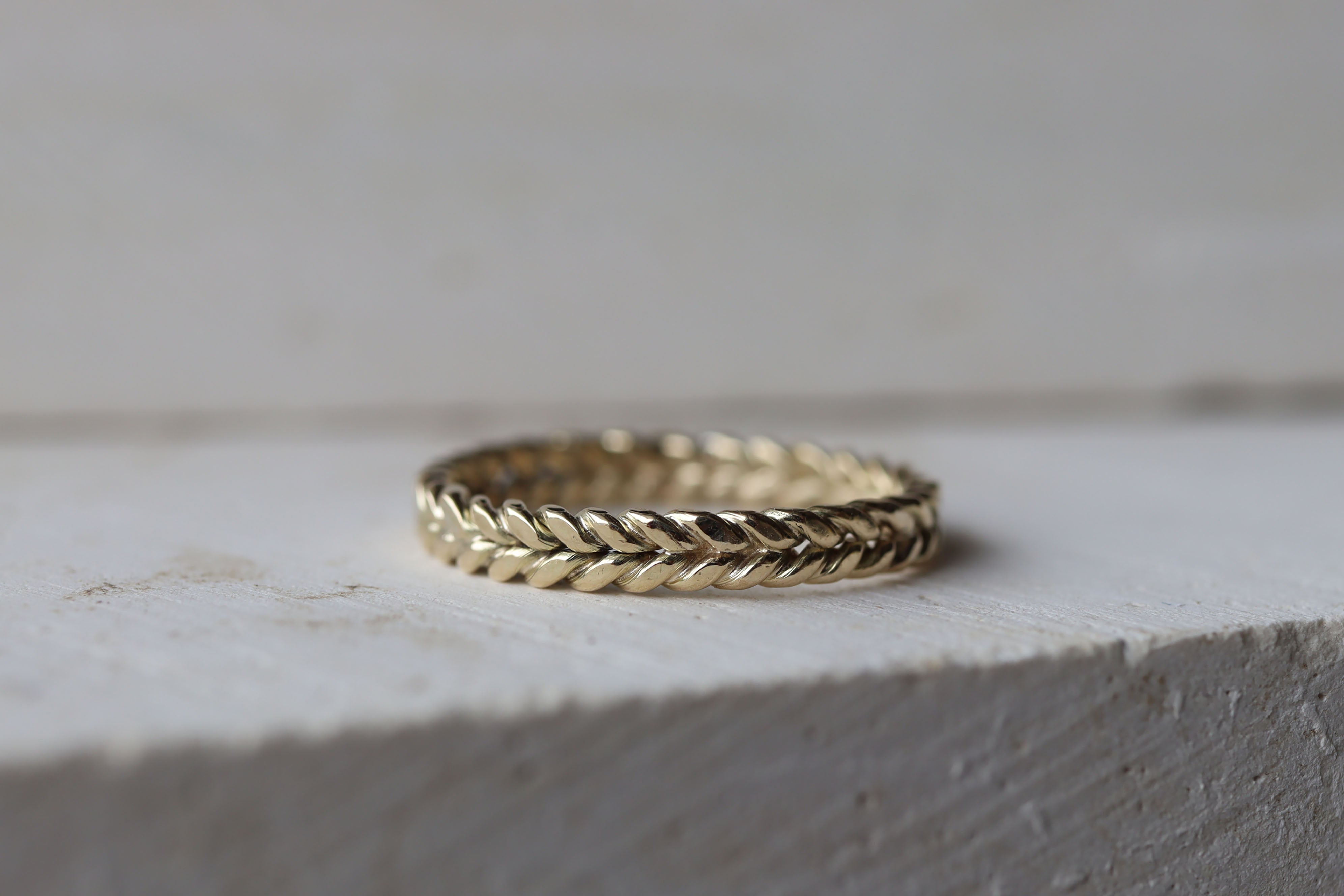 Anillo trenzado oro new arrivals