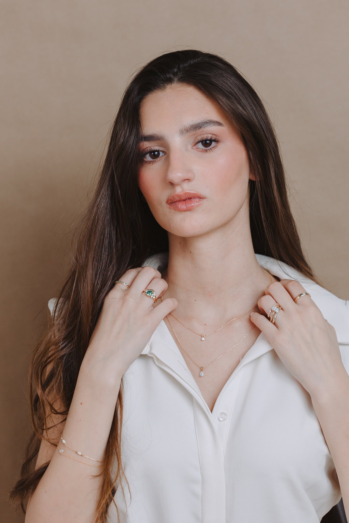 Anillo Mar Zafiro Verde 1.37cts Bridal