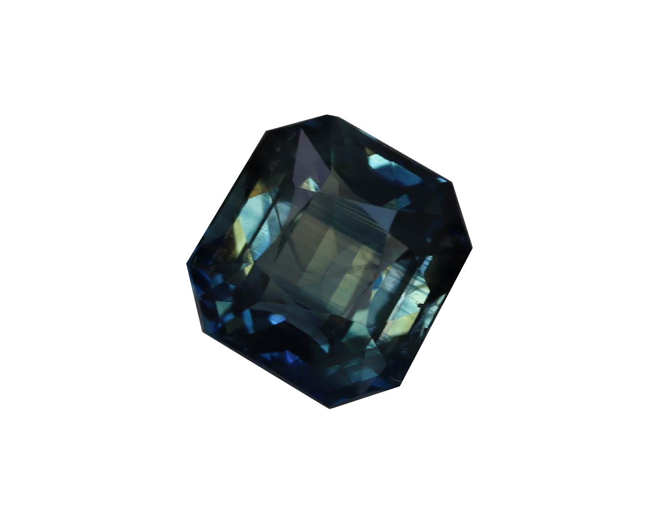 Piedra Zafiro Verde Azul 1.31 cts S-1515
