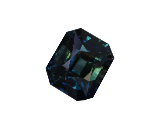 Piedra Zafiro Verde Azul 1.14cts S-1559
