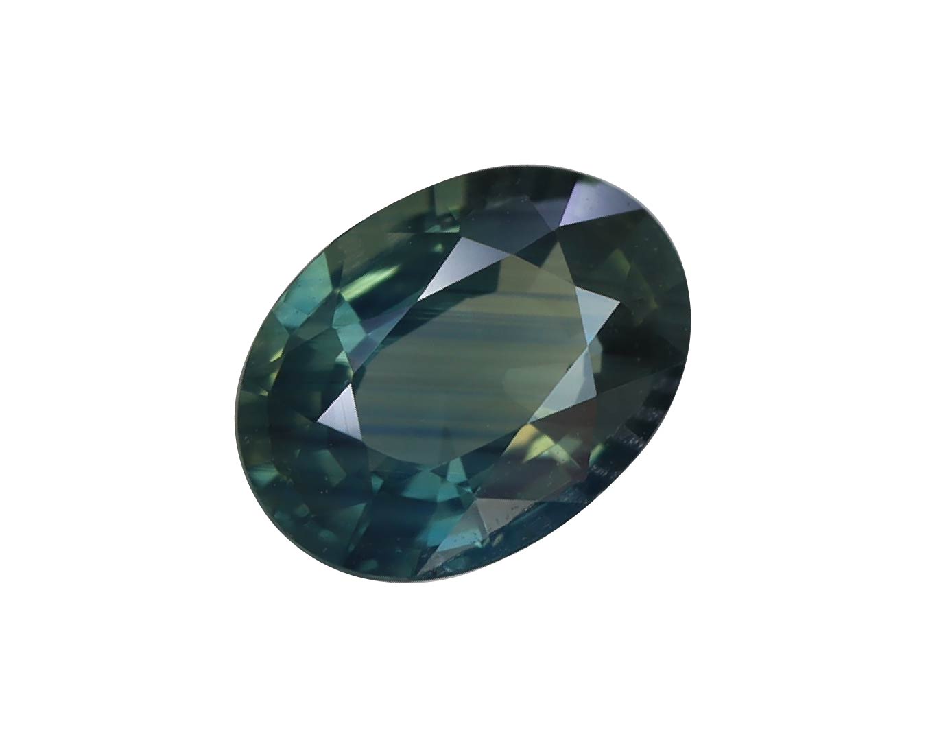 Piedra Zafiro Verde Azul 0.78cts S-1546