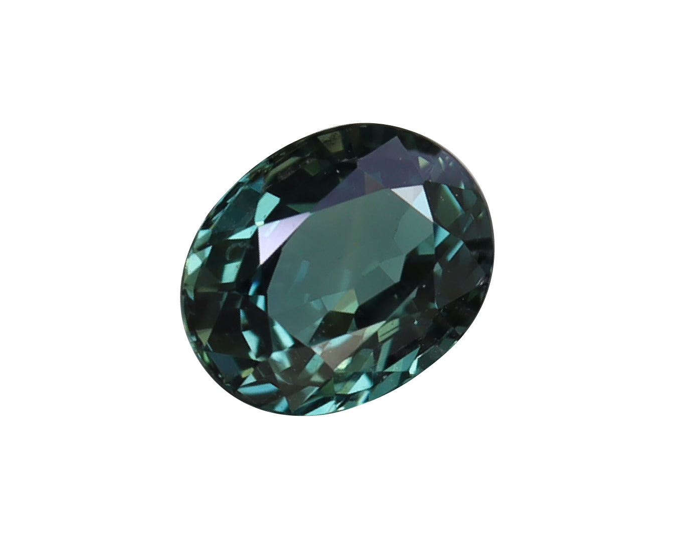 Piedra Zafiro Verde Azul 1.23cts S-1678