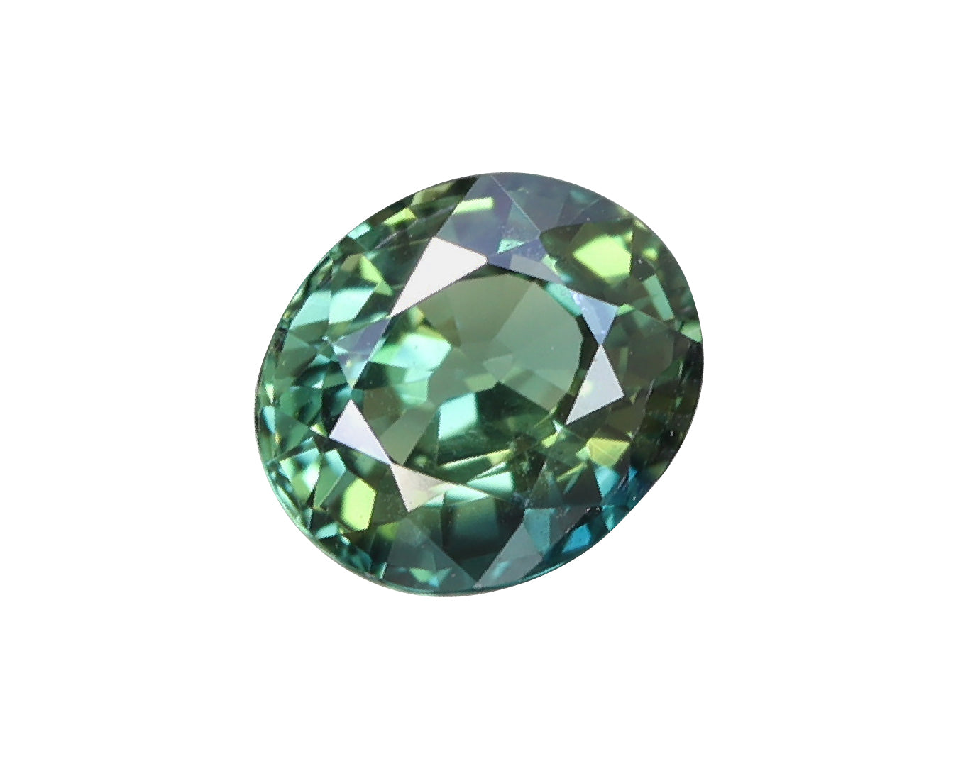 Piedra Zafiro Verde Azul 1.16cts S-1664