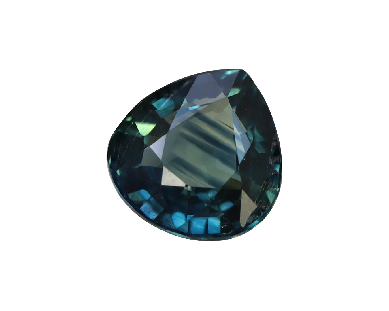 Piedra Zafiro Verde Azul 0.69cts S-1523