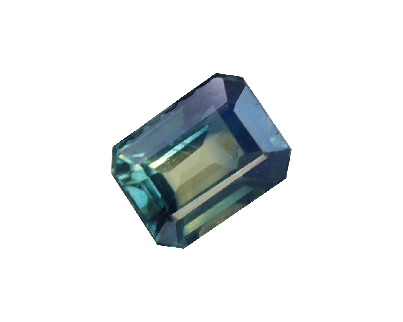 Piedra Zafiro Verde Azul 0.53cts S-1520