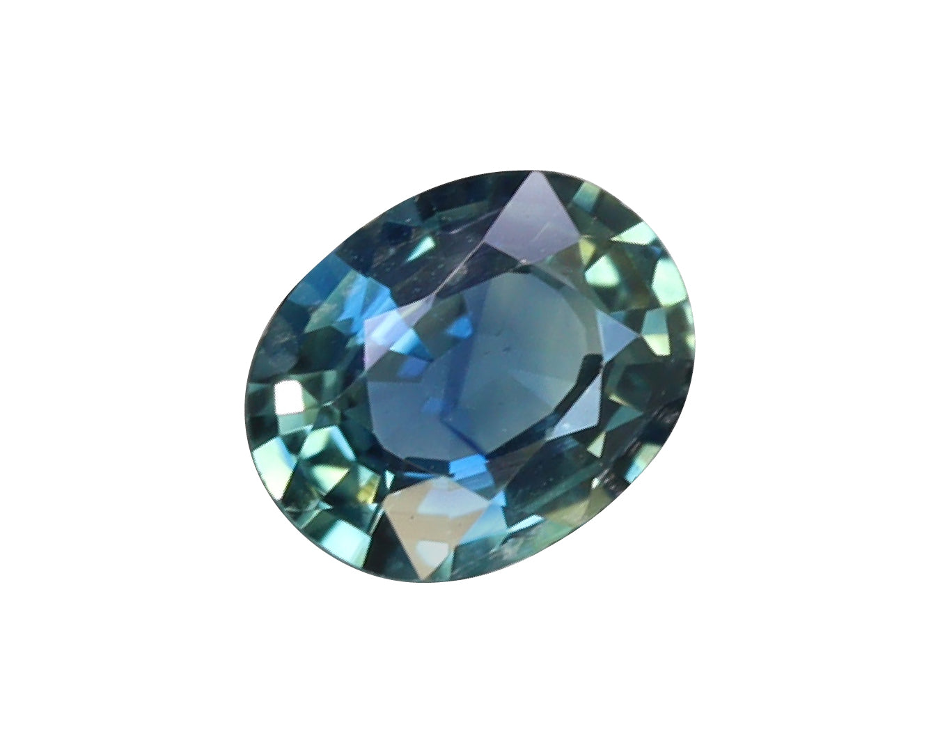 Piedra Zafiro Verde Azul 0.69cts S-1663