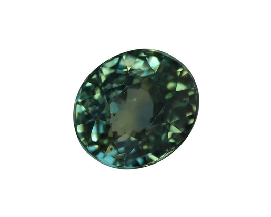 Piedra Zafiro Verde Azul 1.23cts S-1437