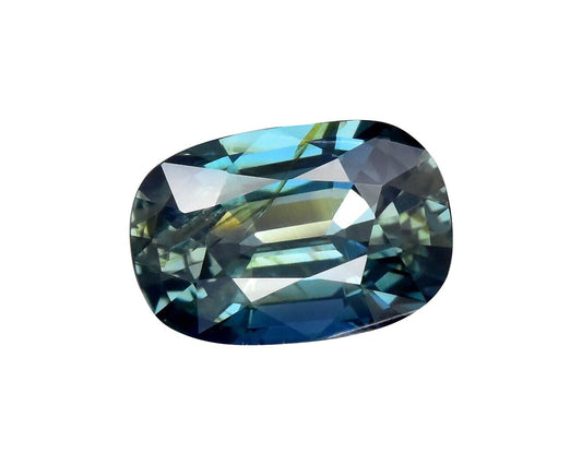 Piedra Zafiro Verde Azul 1.11cts S-1789