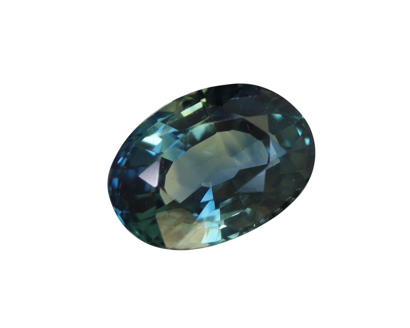 Piedra Zafiro Verde Azul 1.20cts S-1432