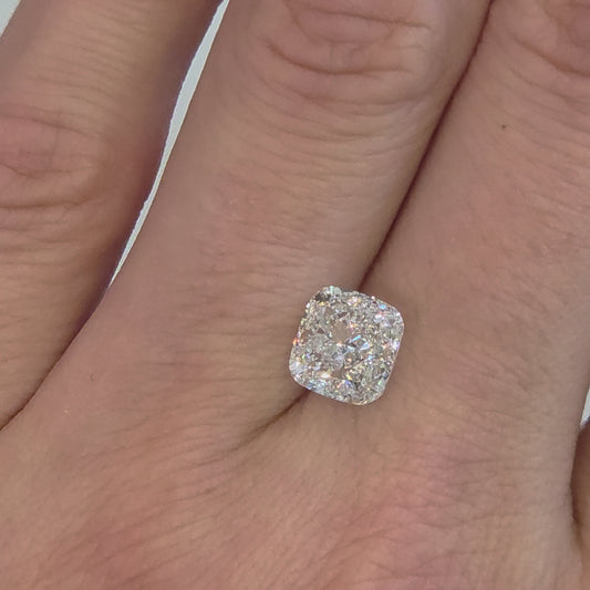 Piedra Diamante Square Cushion 2.01cts Lab D-95